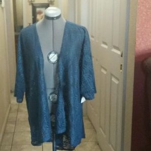 LULAROE WOMEN'S  Linsay Cardigan zise  Small Lace